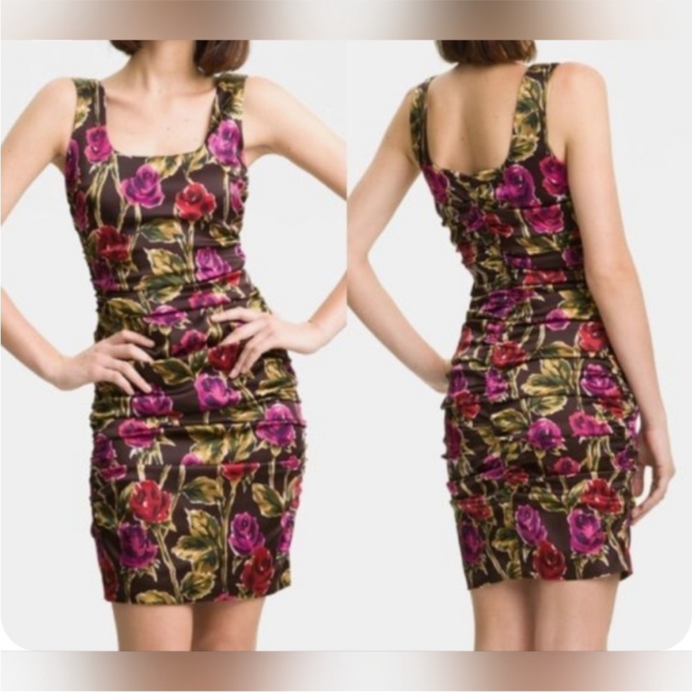 NWOT JAYGODFREY Laeticia Floral Mini Dress Size 8